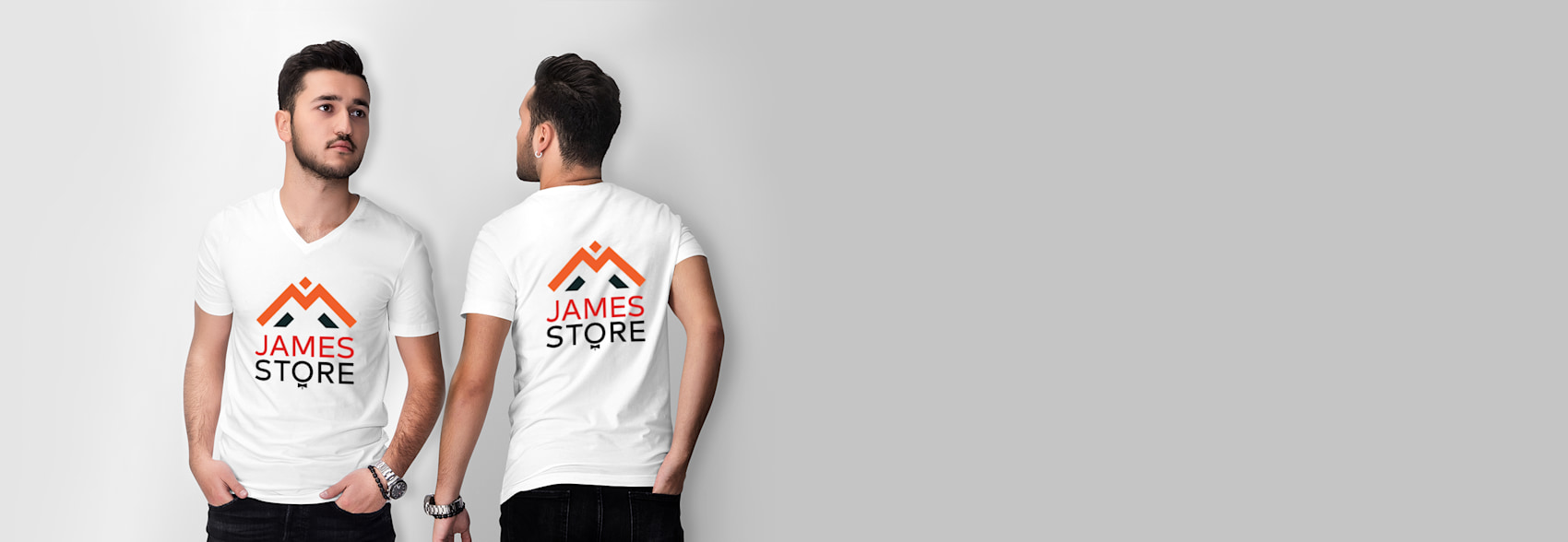 V Neck Printed T Shirts Vistaprint