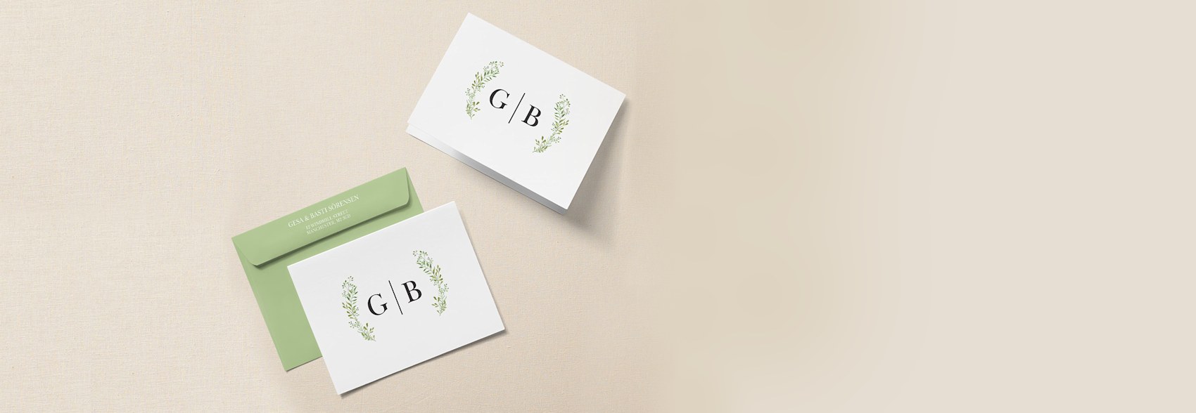 Print Personalised Note Cards & Folded Custom notecards Online | Vistaprint