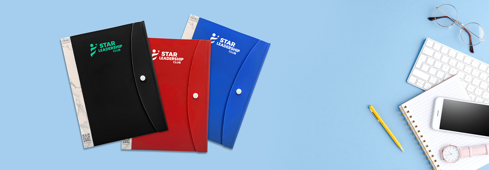 Display File - 20 Folders with Button Flap > Hero img1