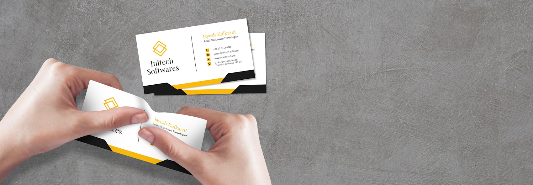 Larger version: Non-Tearable Visiting Cards