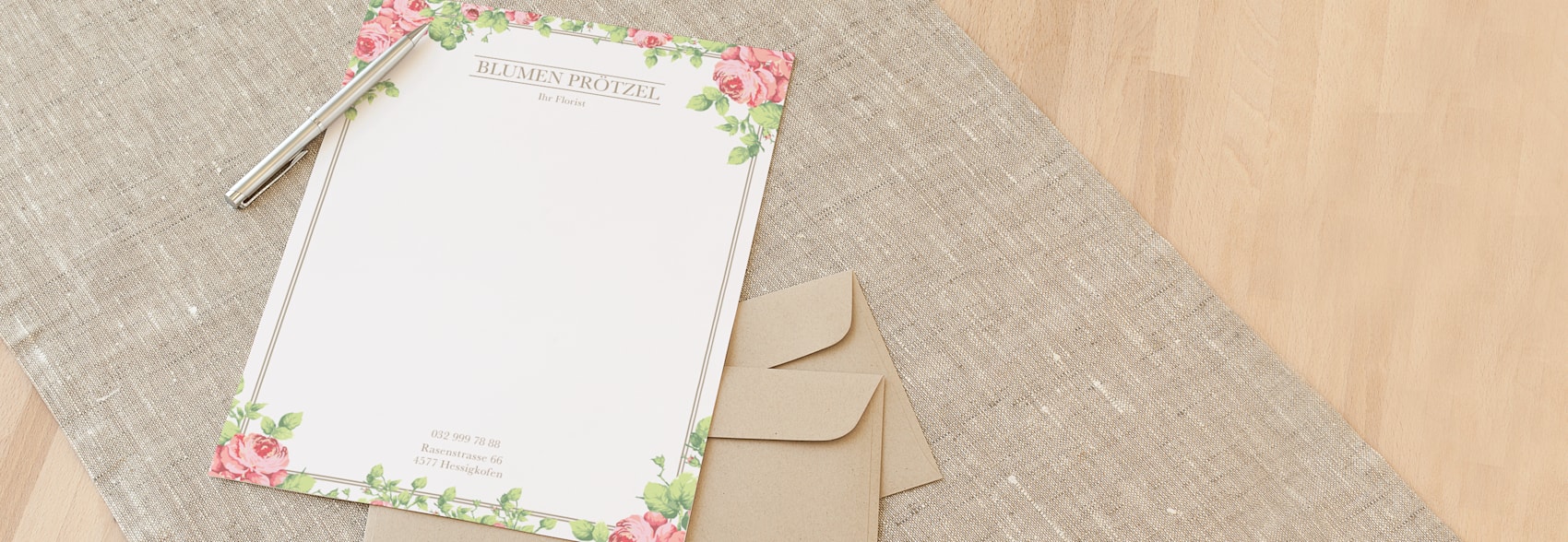 Personalisiertes Briefpapier drucken | VistaPrint
