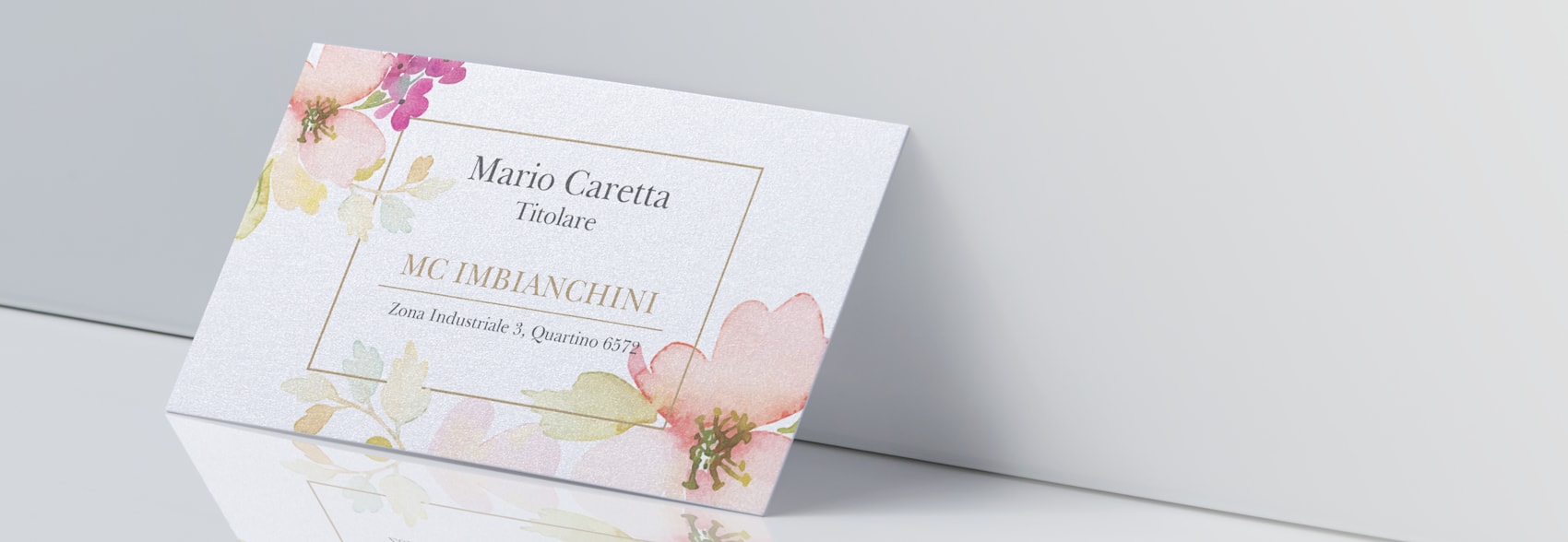 Biglietti da visita carta effetto madreperla 2