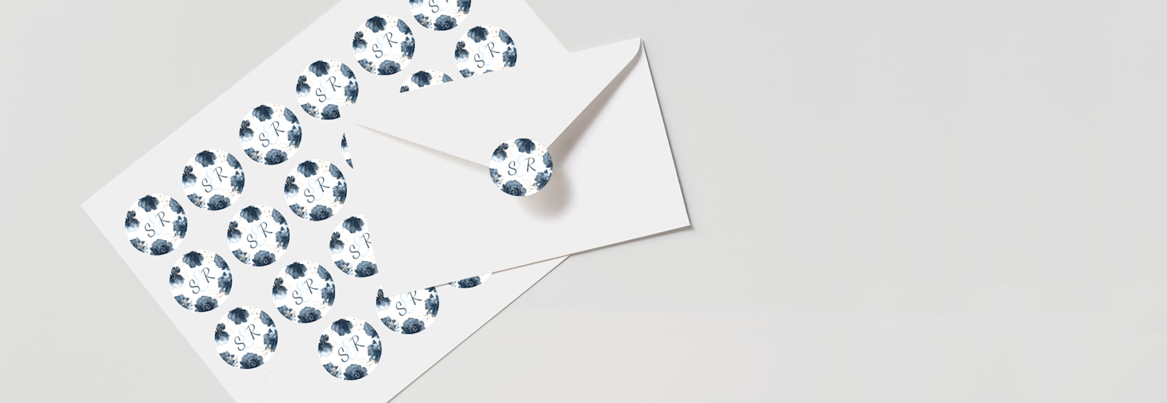 Personalised envelope seals & stickers Vistaprint