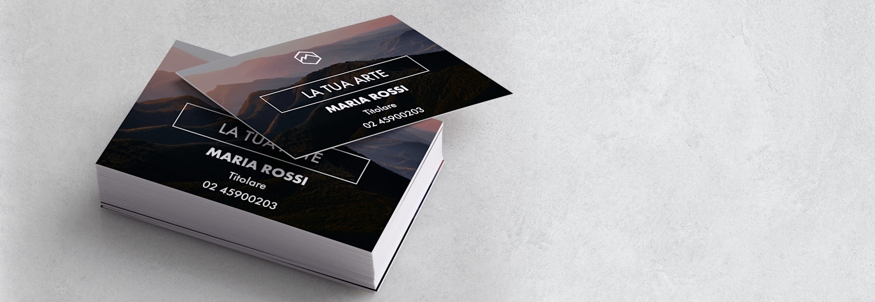 Biglietti da visita standard personalizzati, stampa biglietti da visita