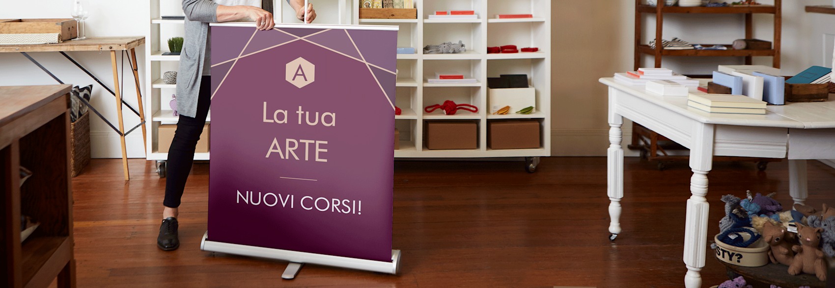 Roll up banner, stampa roll up pubblicitari Vistaprint