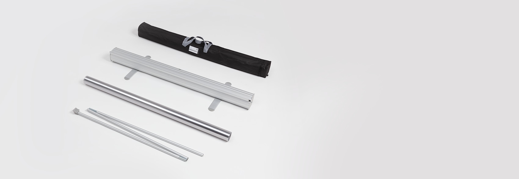 Transparante rollup banner, doorzichtige roll up banner Vistaprint