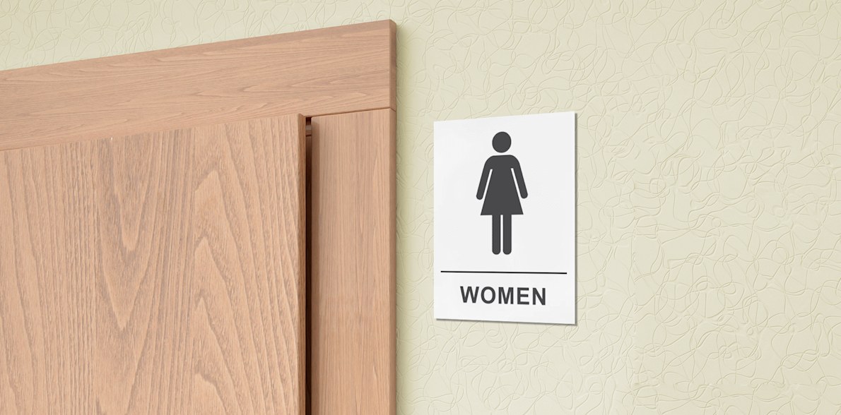 Women’s Restroom Signs 1