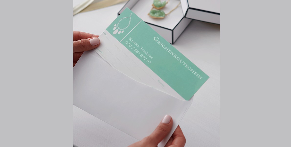 Gutschein selbst gestalten  Gutscheine erstellen bei VistaPrint