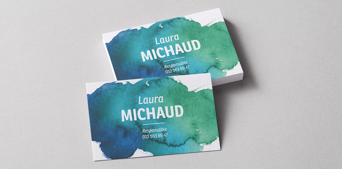 Cartes de visite lin 3