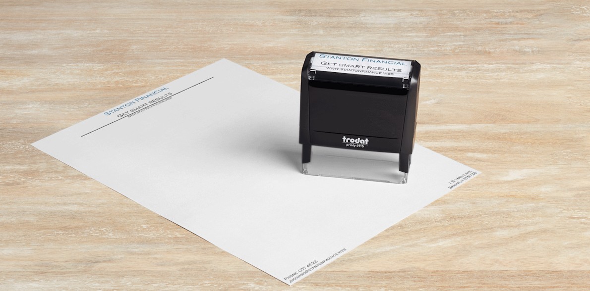 Self inking stamps