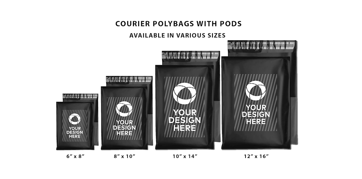 Black Courier Bags 3