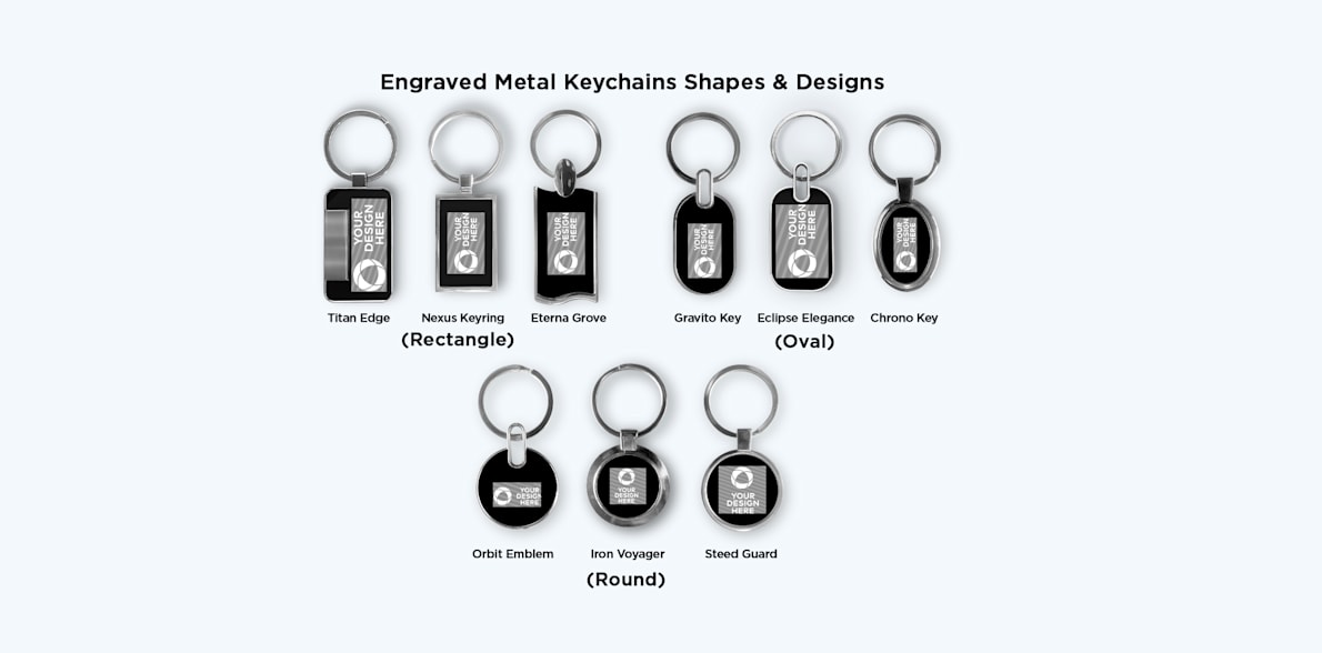 Bulk Engraved Metal Keychains 4