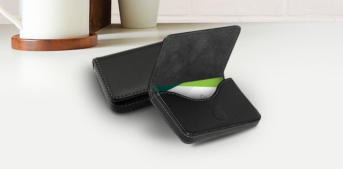 Men's Luxury Designer Coin & Business Card Holders