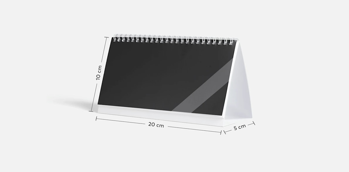AT-A-GLANCE 2024 Monthly Desk Pad Calendar Blue and Gray Large 24 x 19 -  Desk 
