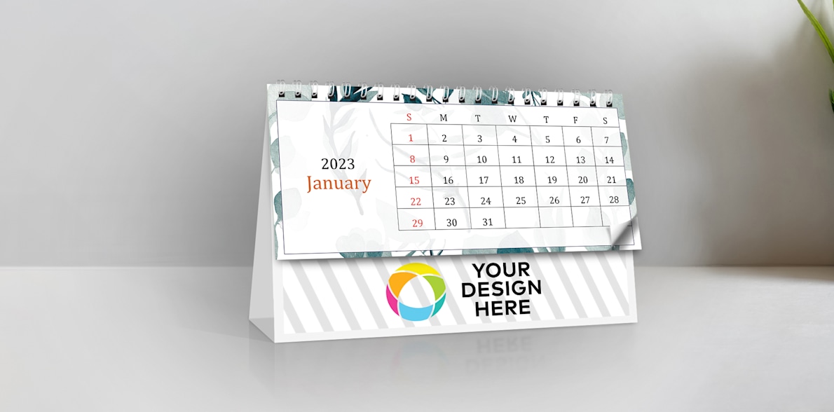 Desk Calendar New Size Vistaprint