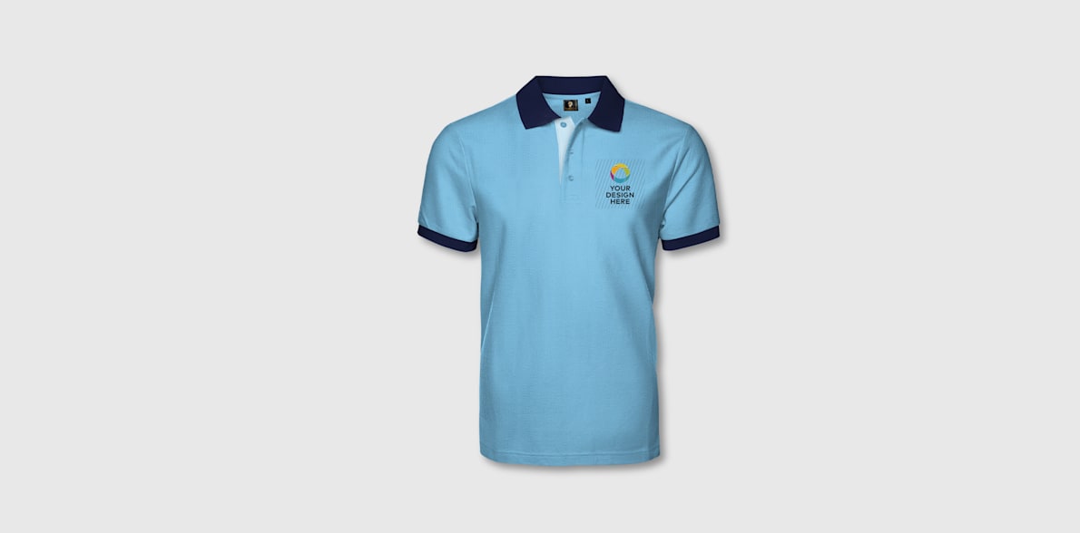 Contrast Collar Polo T-Shirts > Hero img3