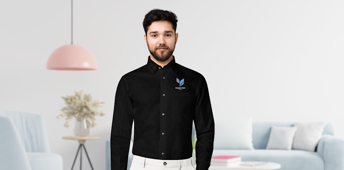 Men's Embroidered Dress Shirts 3