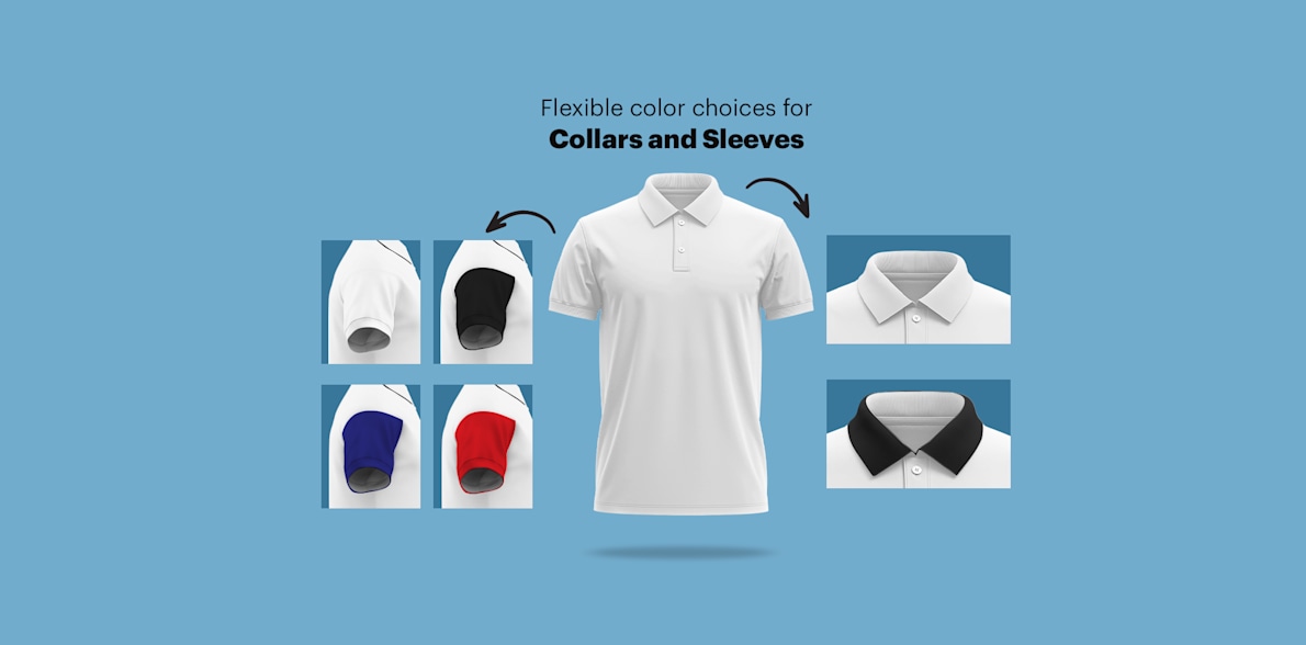 Full Sleeve Personalised Polo Shirts Full Custom Polo T-Shirts