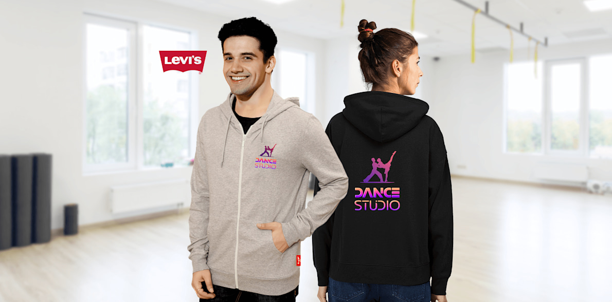 Larger version: Levi's Zipper Hoodie Jackets > Hero img1