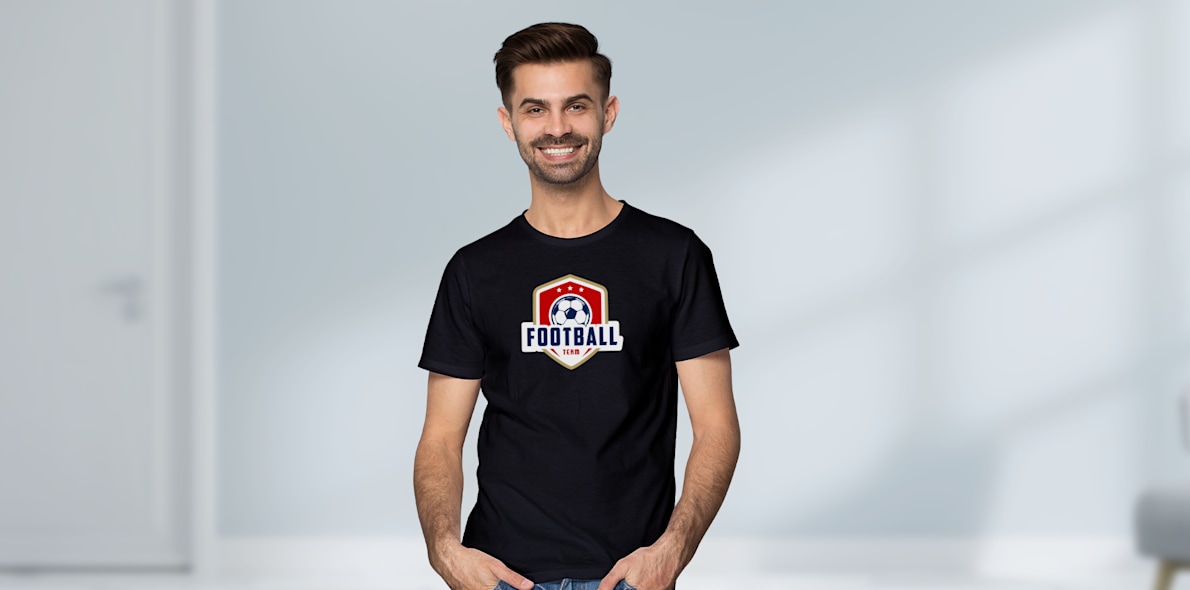 Men's Cotton T-shirts & Custom Round Neck T-shirt Printing Online