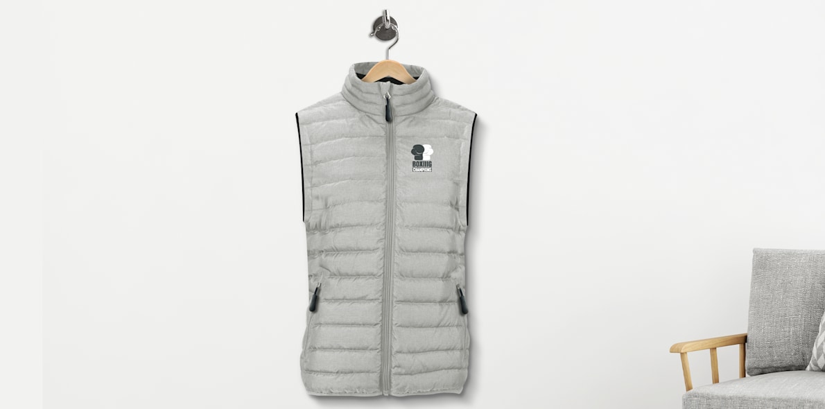 Mens Sleeveless Puffer Jacket