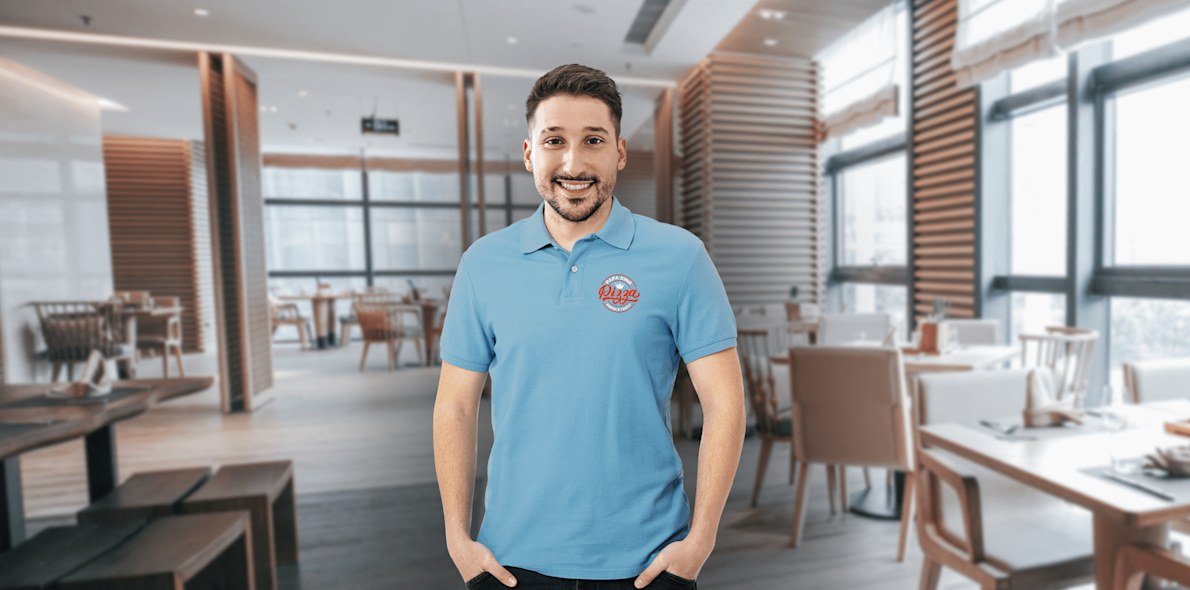 Larger version: Reebok® Polo T-Shirts > Hero img1