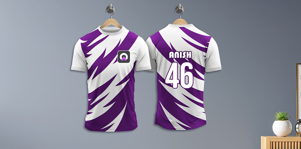 Sports Jersey Round Neck T-Shirts > Hero img7