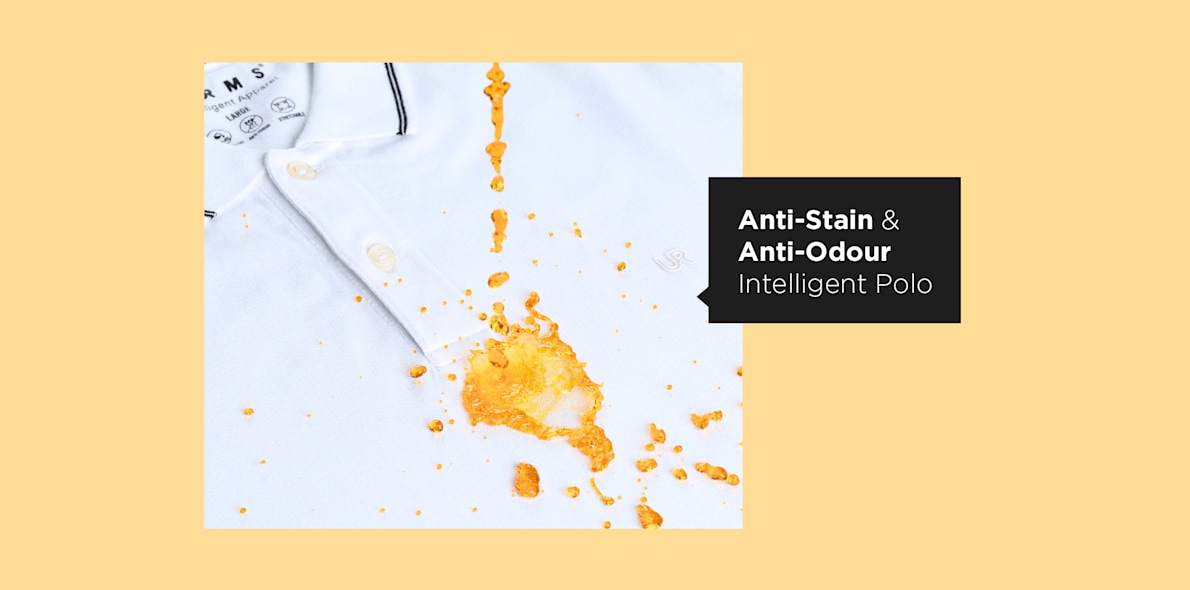 TURMS Anti Stain Polo T-Shirts > Hero img4