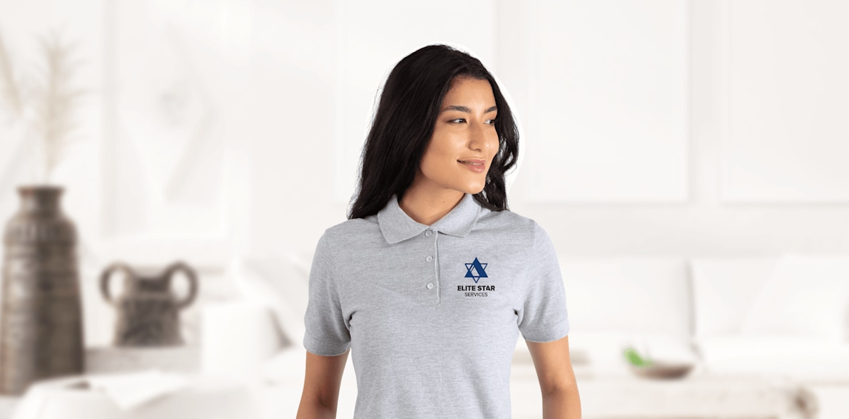 Embroidered Polo - Women > Hero Img2