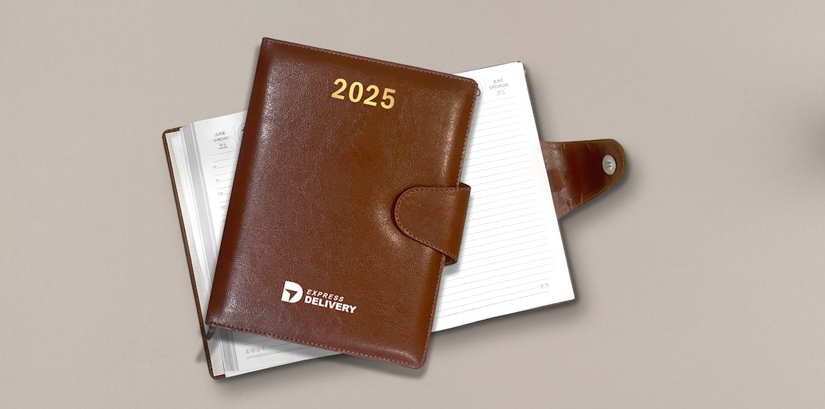 Larger version: B5 Brown Dated Diary - 21 > Hero img1