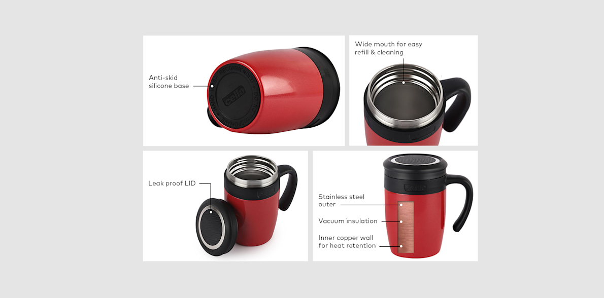 Customised Cello Lexus SS Mug - 500ml > Hero img3