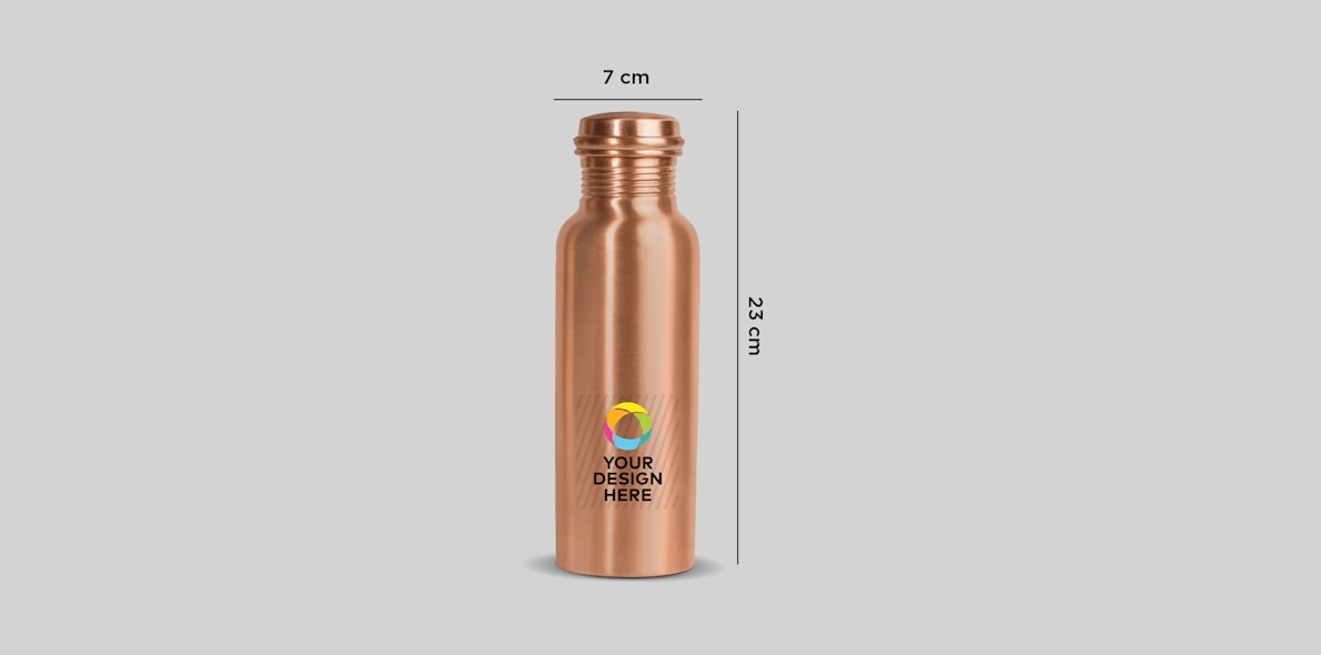 750ml Glossy Copper Bottle > Hero img2