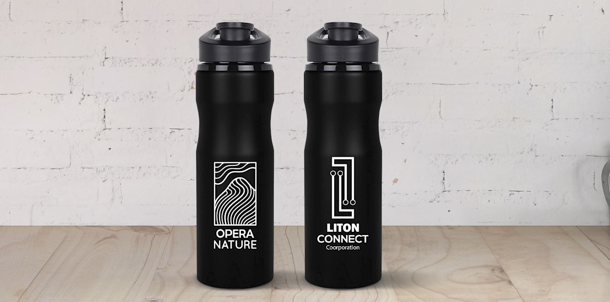 Larger version: Stainless Steel Sipper Bottles 750 ml