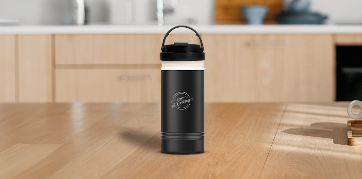 Larger version: Personalised SS Thermal Suction Bottle - 450ml > Hero img1