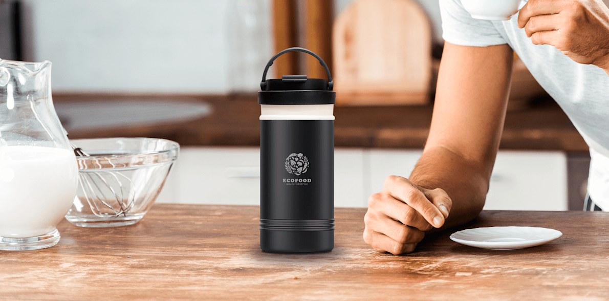Personalised SS Thermal Suction Bottle - 450ml > Hero img2
