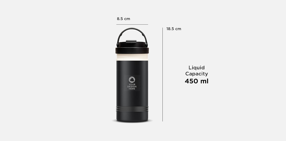 Personalised SS Thermal Suction Bottle - 450ml > Hero img4