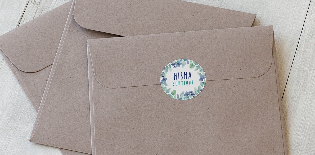 Envelope Sticker Seals, DIY Stationery