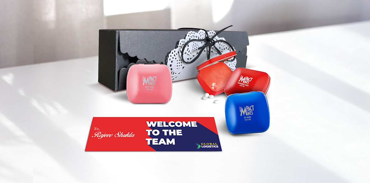 Larger version: Impact Mints Gift Hampers > Hero img1
