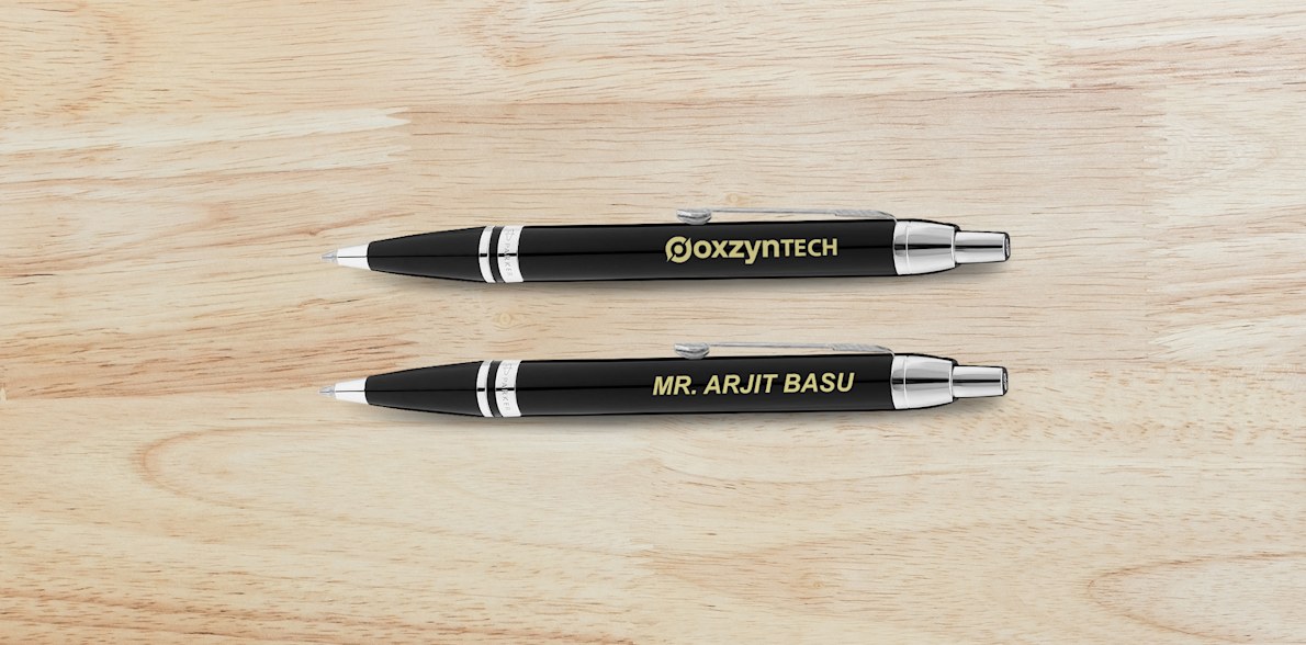 Parker Odyssey Laque Black Chrome Trim Ball Pen > Hero img2