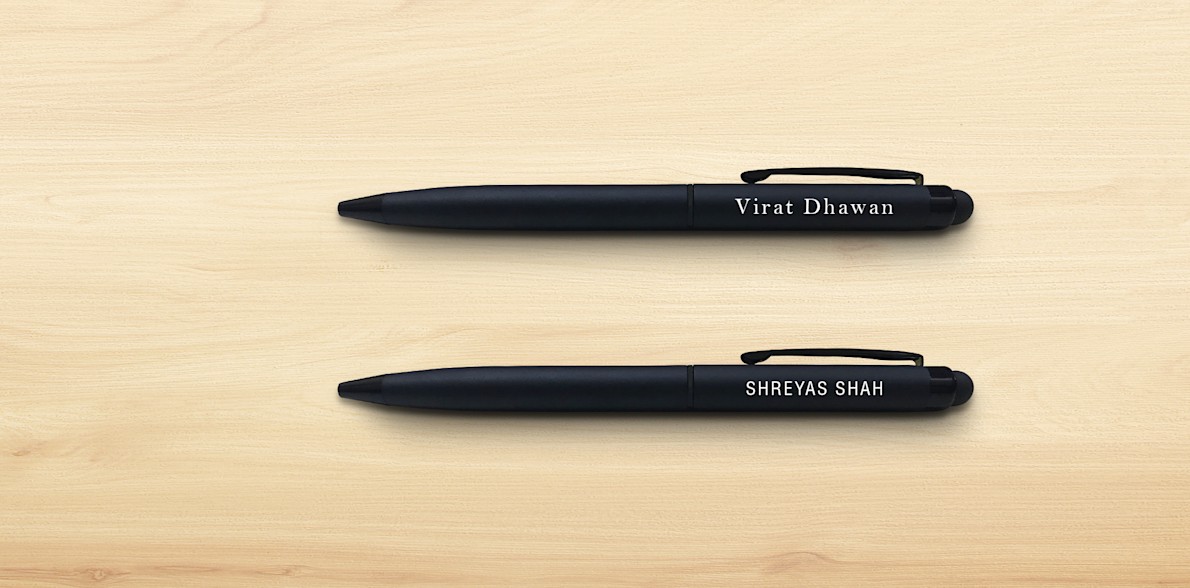 Black Matte Ball Pens