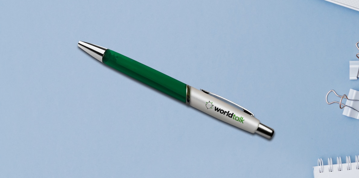 Larger version: Green with Silver Ball Pens > Hero img1