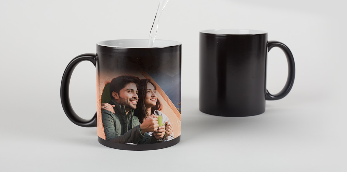 Magic Mug Printing, Personalised Magic Cup Online, Colour Changing Mug