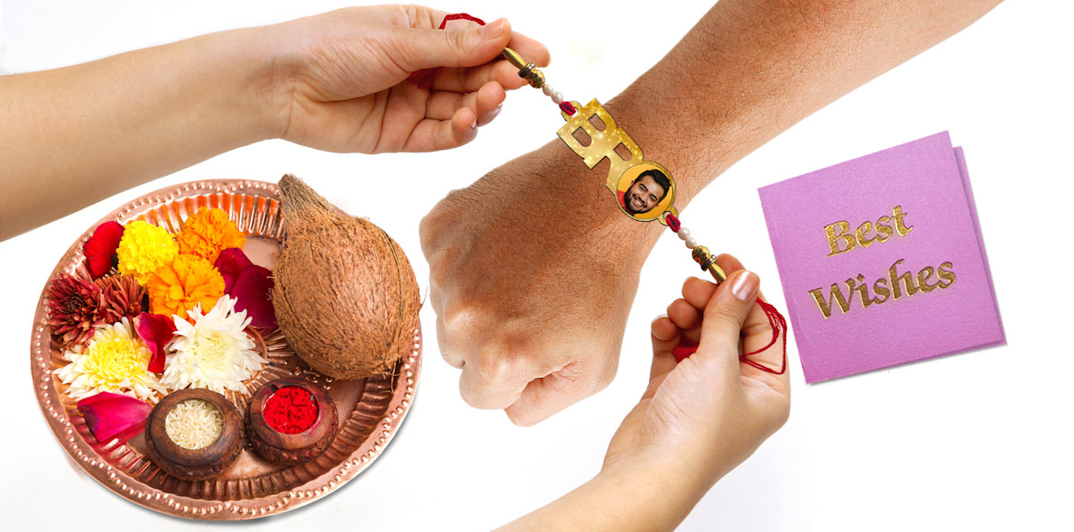 Personalised Bro Photo Rakhi > Hero img2