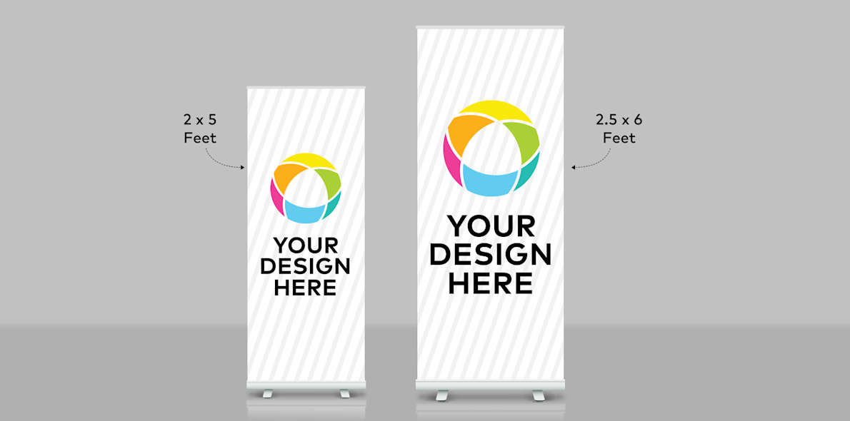 Standees, Retractable Banners  Banner Stands Vistaprint