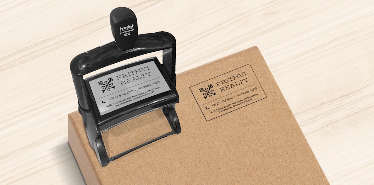 Custom Rubber Stamps for Packaging