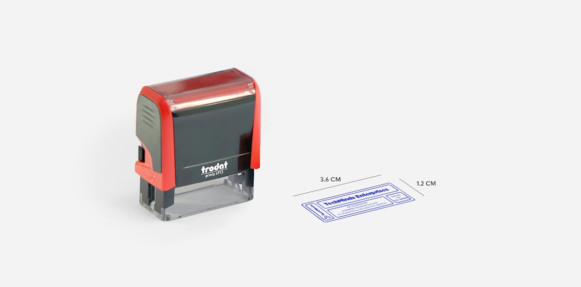 Personalised Self-Inking Round and Rectangle Stamps | Vistaprint.in