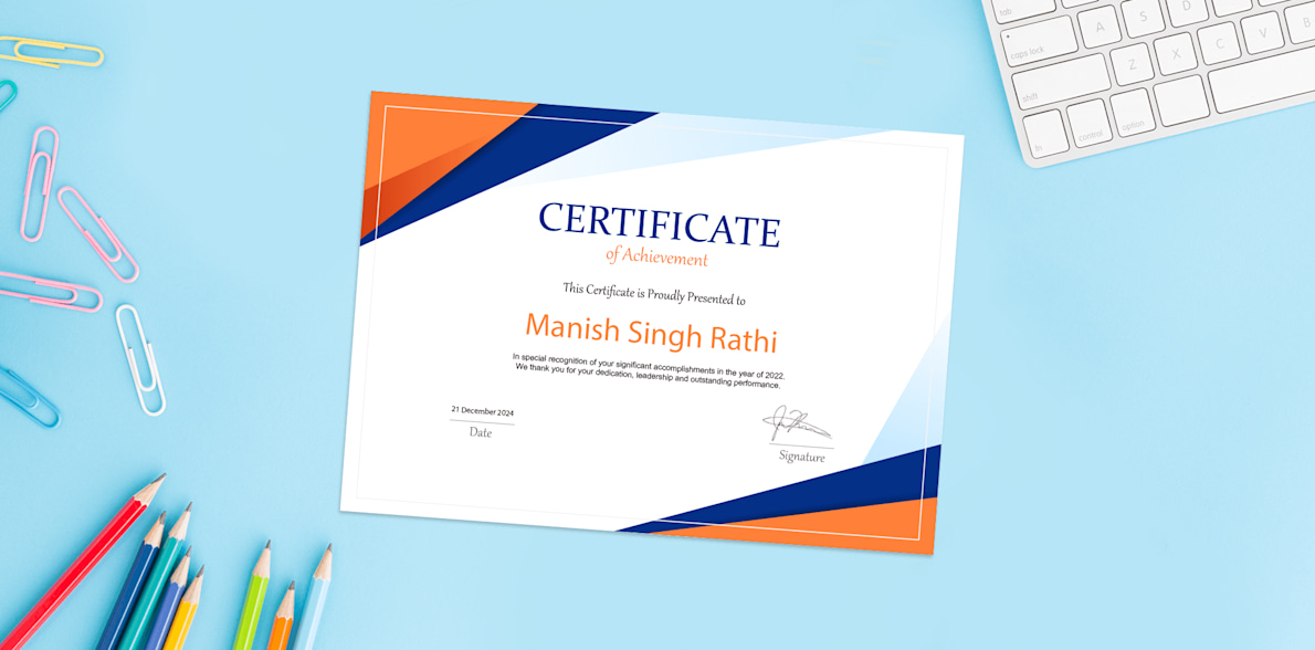 Certificates