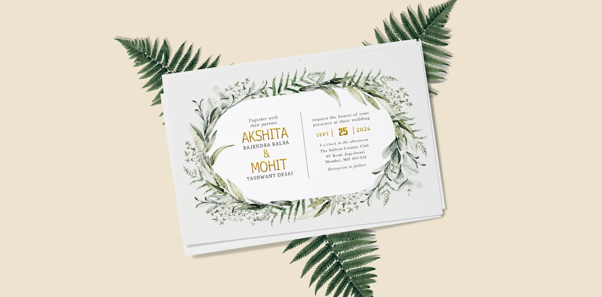 Raised Foil Wedding Invitations > Hero img2