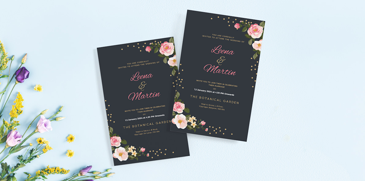 create and print invitations