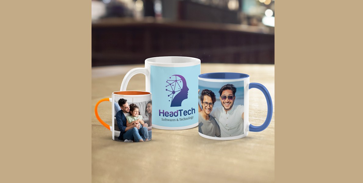 Larger version: Custom Mugs - White > Hero Img 1